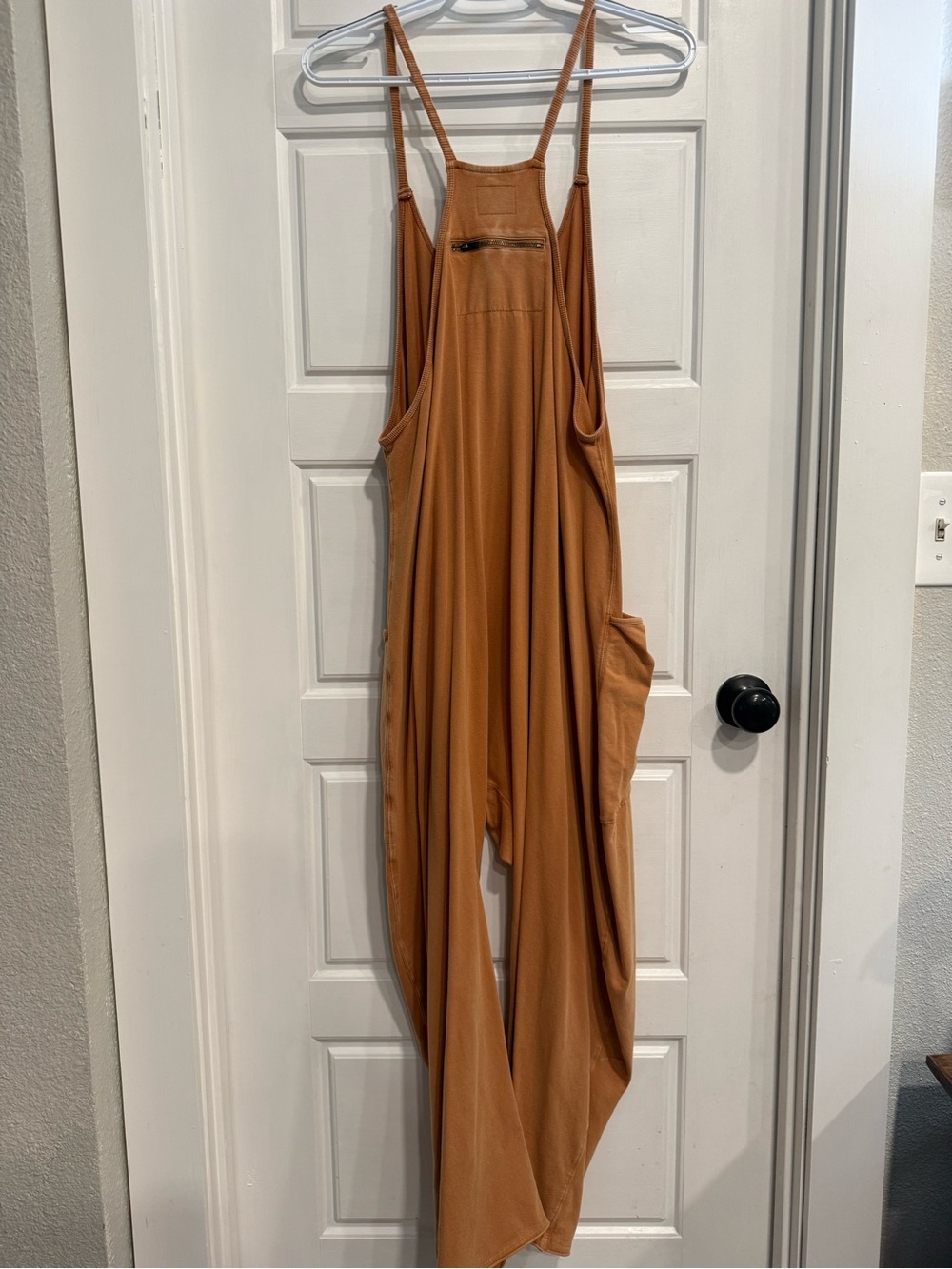 Free People Movement Hot Shot Onesie Jumpsuit Medium Toasted Coconut Tan Brown - Picture 4 of 4